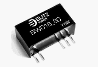 BIW01B-4812SD, 1 Вт Стабилизированные изолированные DC/DC преобразователи, диапазон входного напряжения 2:1